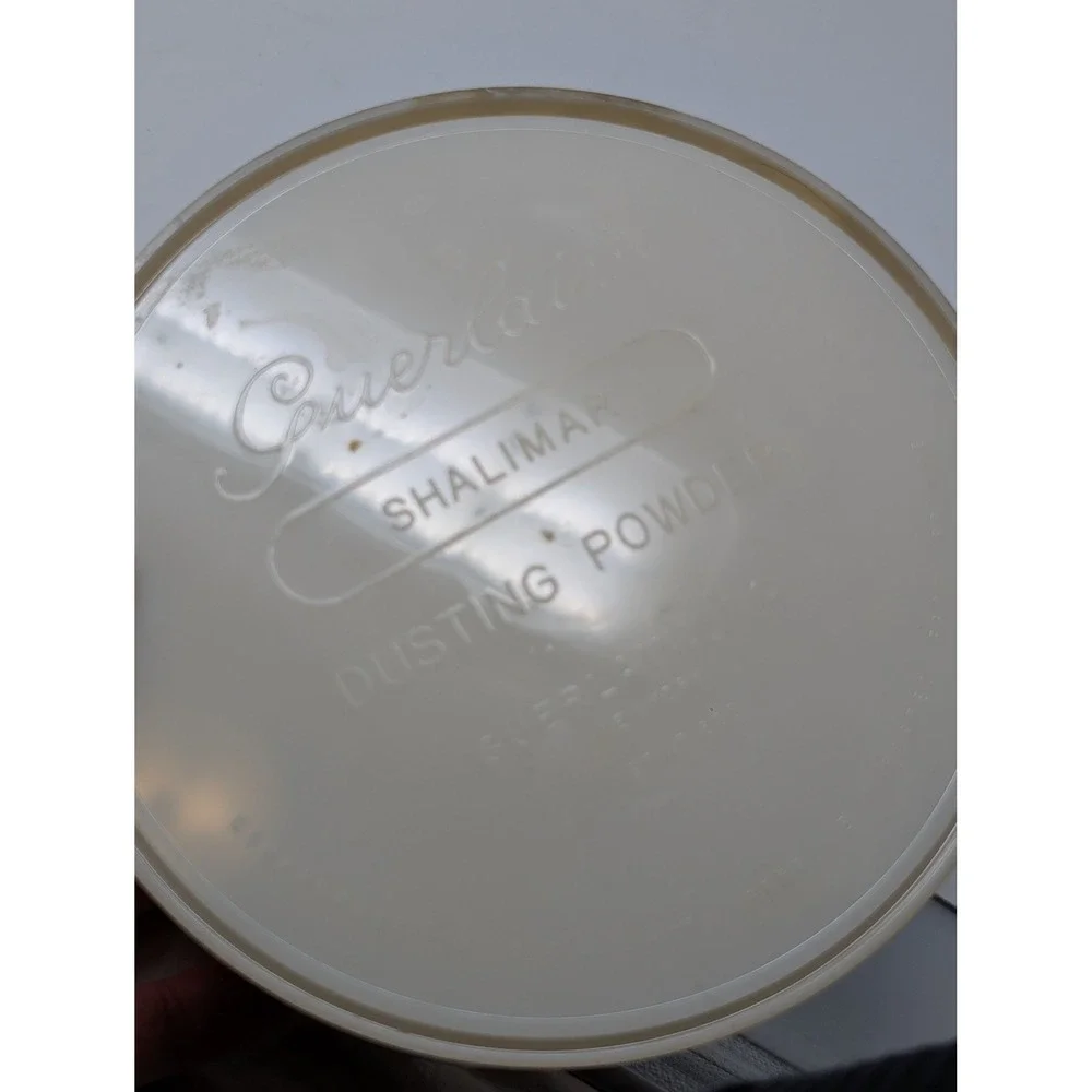 Guerlain Shalimar Dusting Powder Original Vintage Puff Container 8oz